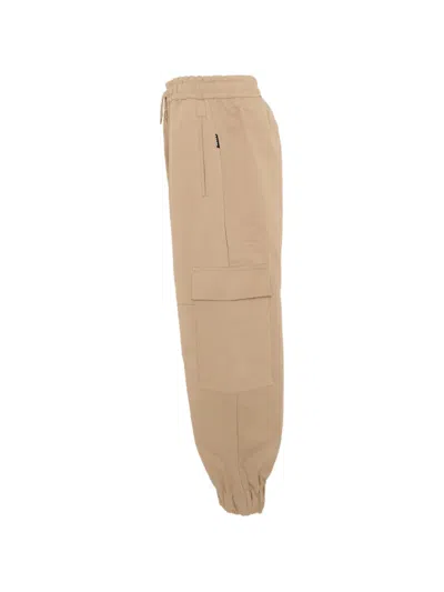 Molo Elasticated Drawstring Cargo Pants In Neutral