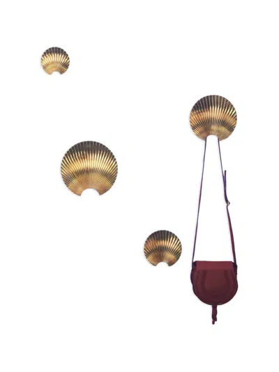 Aytm Concha Shell Wall Hook In Gold