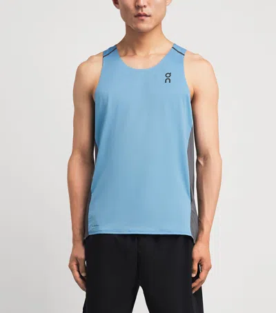 On Performance Tank Top In Blue