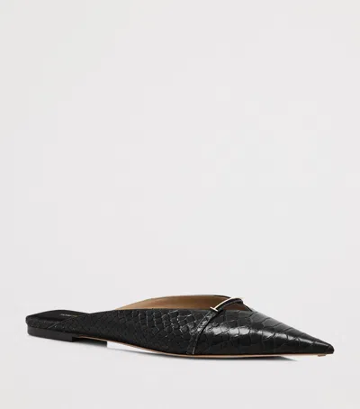 Tom Ford Python-embossed Leather Julianne Mules In Multi