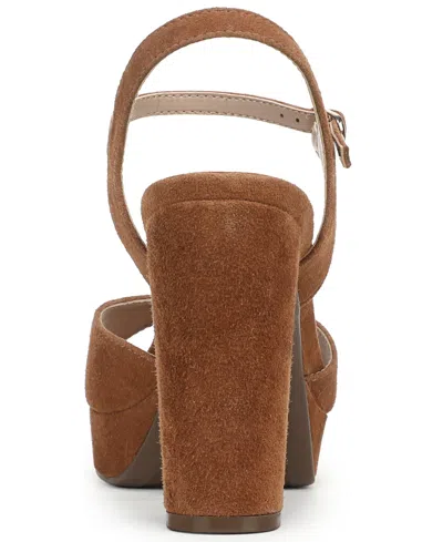 Naturalizer Marigold Ankle Strap Platform Sandal In Brown