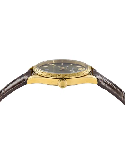 Versace Millenium Gent 40mm Watch In Brown
