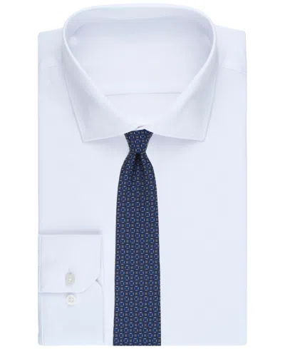 Perry Ellis Men's Geometric Pattern Tie In Blue