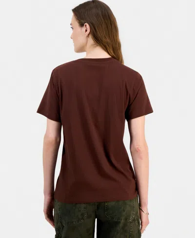 Grayson Threads, The Label Juniors' Snoopy Pastry Graphic-print Tee In Multi