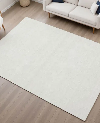 Dalyn Soft Essentials Machine Washable Se6 9'x12' Area Rug In White