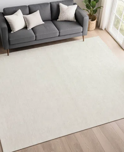 Dalyn Soft Essentials Machine Washable Se6 9'x12' Area Rug In White