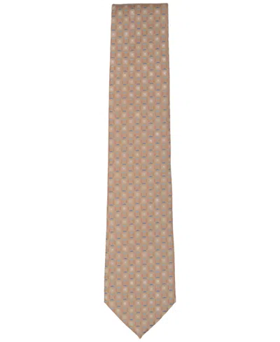 Perry Ellis Men's Geometric Pattern Tie In Brown