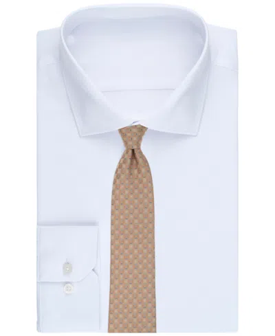 Perry Ellis Men's Geometric Pattern Tie In Brown