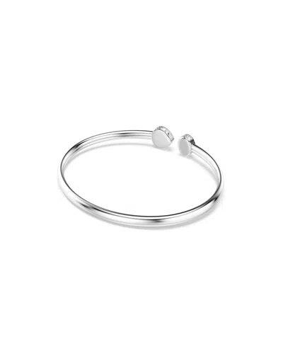 Swarovski Chroma Crystal-embellished Open Bangle In Metallic