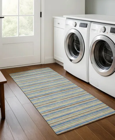 Dalyn Soft Essentials Machine Washable Se2 2'3"x7'6" Runner Area Rug In Multi