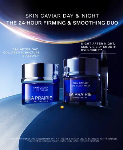La Prairie Skin Caviar Day & Night Firming Duo Set In Transparent