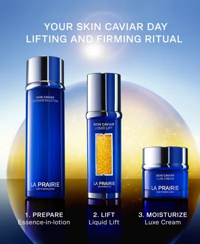 La Prairie Skin Caviar Day & Night Firming Duo Set In Transparent