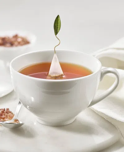 Tea Forte Keepsake Collection And White Cafe Cup, 26 Pyramid Infusers In White