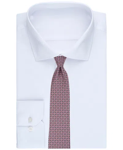 Perry Ellis Men's Classic Diamond Pattern Tie In Pink