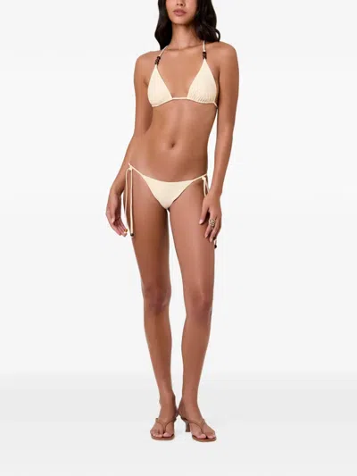Nicholas Rita Racerback Bikini Top In Neutral