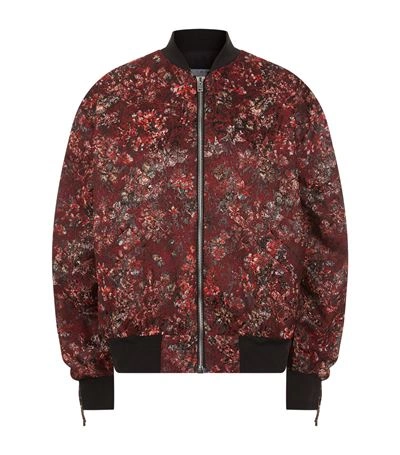 Shop Iro Isora Floral Bomber Jacket