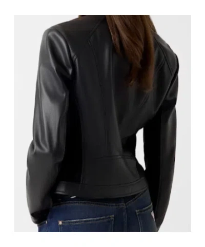 Guess Zip Jacket In Black