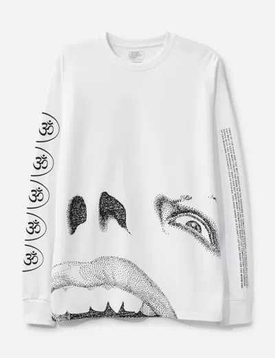 Vans X Ed Davis Long Sleeve T-shirt In White
