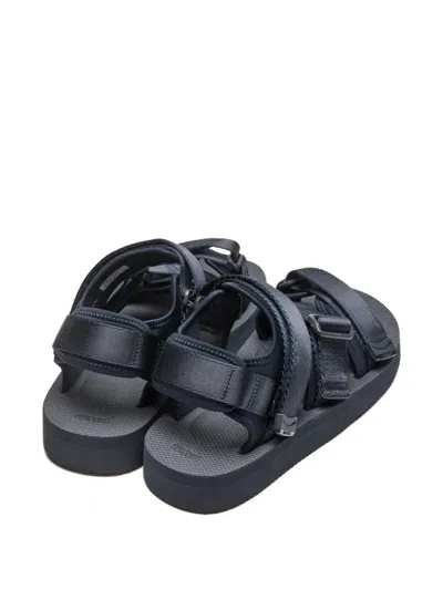 Suicoke Kisee Touch-strap Sandals In Blue