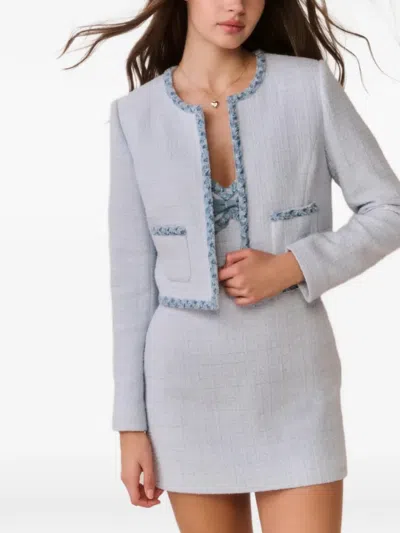 Loveshackfancy Azula Jacket In Blue
