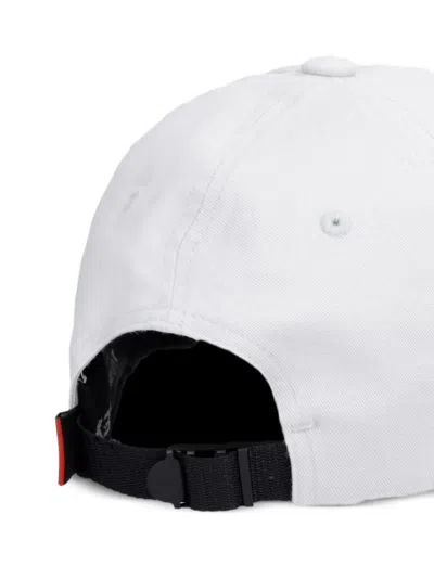 Bogner Fire+ice 프레스톤 로고 자수 조절식 캡 모자 In White