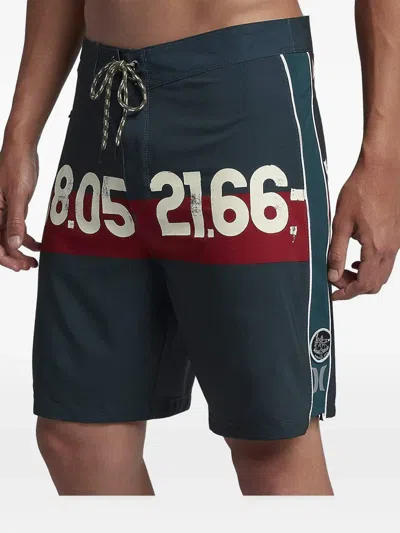 Hurley Phantom Parallel Sea Shorts In Blue