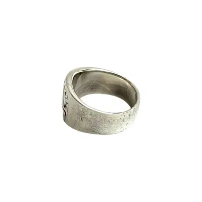 Pre-owned Hermes Silver Silver 925 Band Ring ()