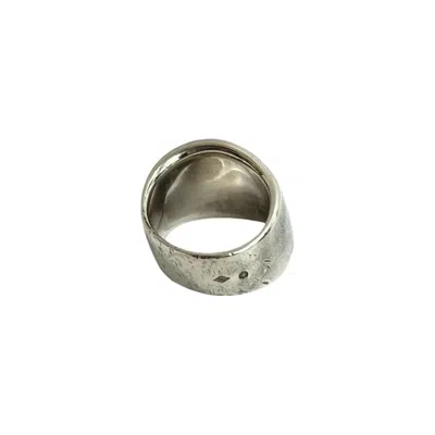 Pre-owned Hermes Silver Silver 925 Band Ring ()