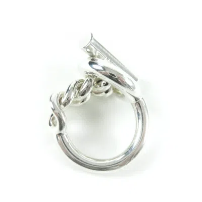 Pre-owned Hermes Silver Silver 925 Band Ring ()
