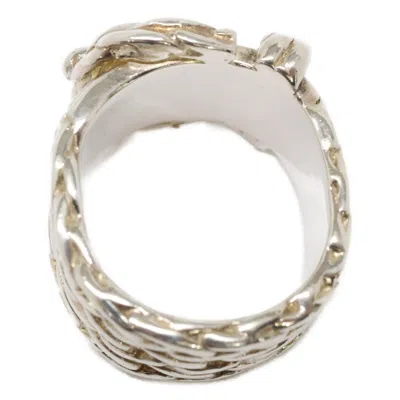Pre-owned Hermes Silver Silver 925 Band Ring ()