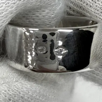 Pre-owned Hermes Silver Silver 925 Band Ring ()