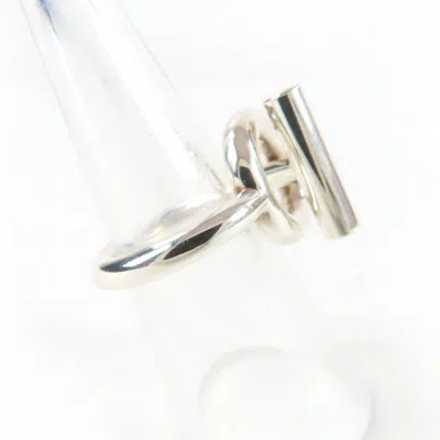 Pre-owned Hermes Silver Silver 925 Band Ring ()