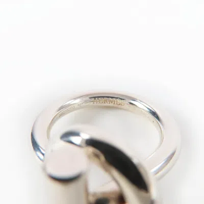 Pre-owned Hermes Silver Silver 925 Band Ring ()