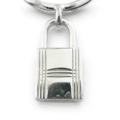 Pre-owned Hermes Silver Silver 925 Band Ring ()