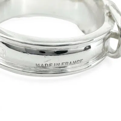 Pre-owned Hermes Silver Silver 925 Band Ring ()