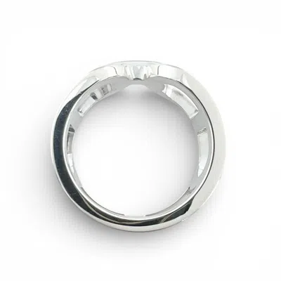 Pre-owned Hermes Silver Silver 925 Band Ring ()