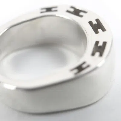 Pre-owned Hermes Silver Silver 925 Band Ring ()
