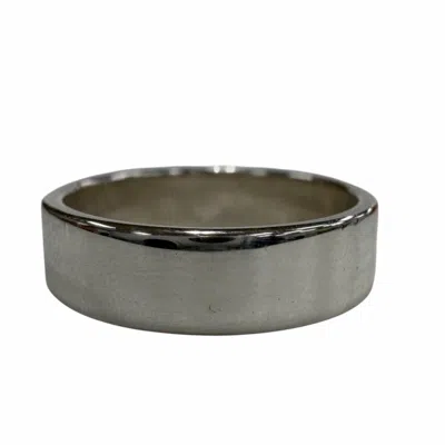 Pre-owned Hermes Silver Silver 925 Band Ring ()