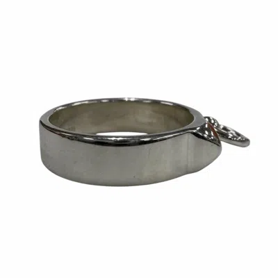 Pre-owned Hermes Silver Silver 925 Band Ring ()