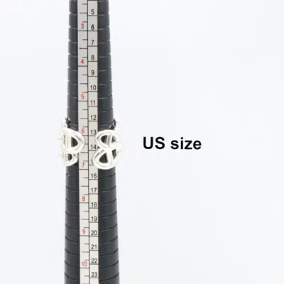 Pre-owned Hermes Silver Silver 925 Band Ring ()