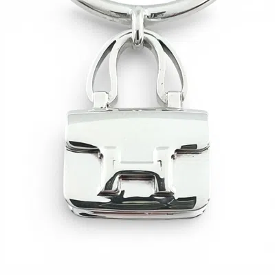 Pre-owned Hermes Silver Silver 925 Band Ring ()