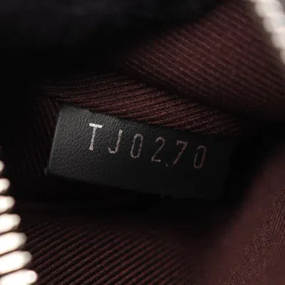 Pre-owned Louis Vuitton Black Brown Monogram Macassar Coated Canvas Leather Backpack () In Multi