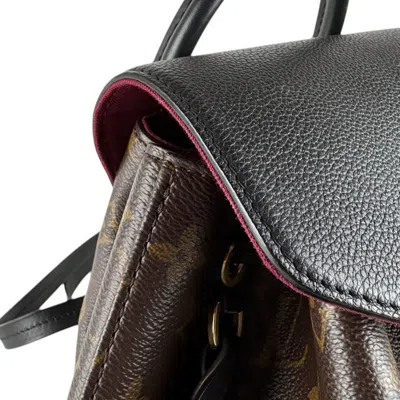 Pre-owned Louis Vuitton Black Brown Monogram Monogram Backpack () In Multi