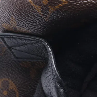 Pre-owned Louis Vuitton Black Brown Monogram Monogram Backpack Handbag () In Multi
