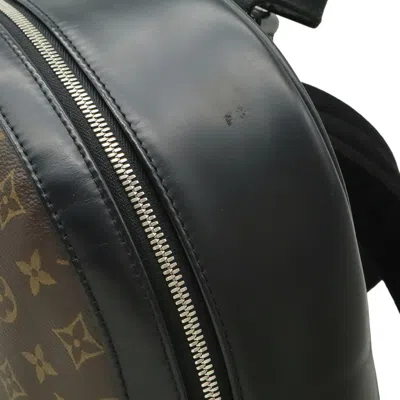 Pre-owned Louis Vuitton Black Brown Monogram Monogram Backpack Shoulder Bag () In Multi