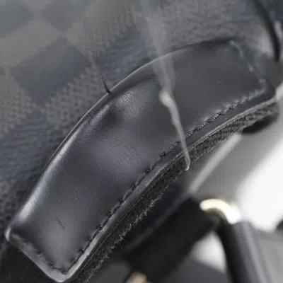 Pre-owned Louis Vuitton Black Damier Graphite Canvas Backpack ()
