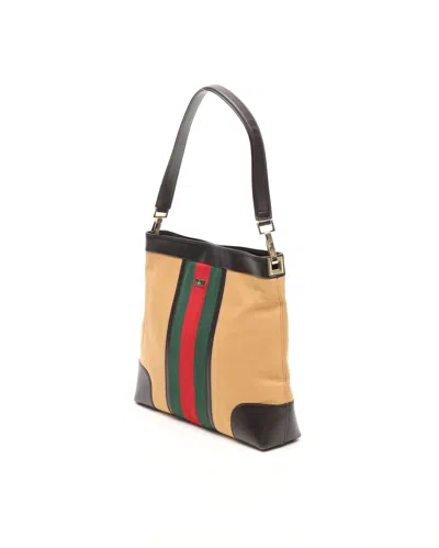 Gucci Sherry Line Bag In White
