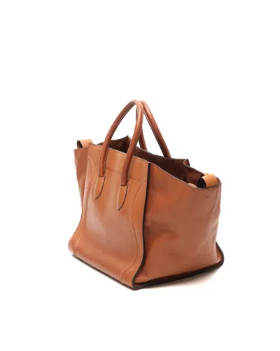 Celine Céline Luggage Phantom Bag In Pattern