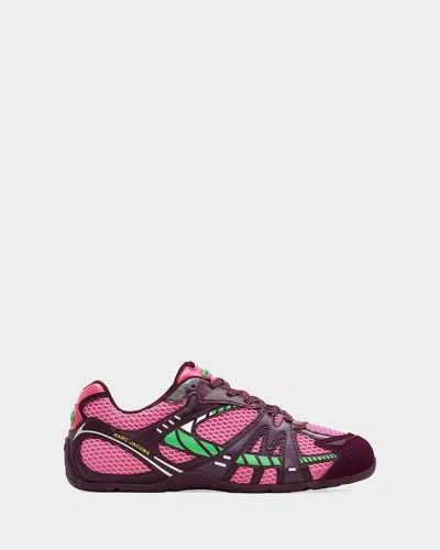 Marc Jacobs The 72 Spring Sneakers Raspberry Pink Multi In Animal Print