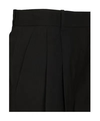 Khaite Auggie Virgin-wool Shorts In Black
